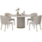 Traditional Luxury Round Dining Table White Sintered Stone Table with Pedestal Base Clearhalo ' dining_table' 'Dining Tables & Seating' 'Dining Tables' 'furn' 'furn_dining_table' 'Furniture' 'furniture_dining_table' 'Kitchen & Dining Furniture' 'kitchen&dining_furn' 'kitchen' 'kitchen_dining_table' 4317636