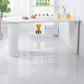 Modern Style Dining Table Double Pedestal Dining Table for Home Use Clearhalo ' dining_table' 'Dining Tables & Seating' 'Dining Tables' 'furn' 'furn_dining_table' 'Furniture' 'furniture_dining_table' 'Kitchen & Dining Furniture' 'kitchen&dining_furn' 'kitchen' 'kitchen_dining_table' 4317651