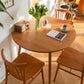 Modern Solid Wood Dining Table Round Standard Dining Table for Kitchen Clearhalo ' dining_table' 'Dining Tables & Seating' 'Dining Tables' 'furn' 'furn_dining_table' 'Furniture' 'furniture_dining_table' 'Kitchen & Dining Furniture' 'kitchen&dining_furn' 'kitchen' 'kitchen_dining_table' 4317676