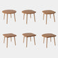 Modern Solid Wood Dining Table Round Standard Dining Table for Kitchen Clearhalo ' dining_table' 'Dining Tables & Seating' 'Dining Tables' 'furn' 'furn_dining_table' 'Furniture' 'furniture_dining_table' 'Kitchen & Dining Furniture' 'kitchen&dining_furn' 'kitchen' 'kitchen_dining_table' 4317683