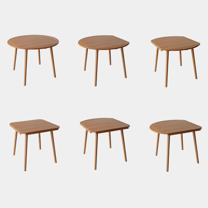 Modern Solid Wood Dining Table Round Standard Dining Table for Kitchen Clearhalo ' dining_table' 'Dining Tables & Seating' 'Dining Tables' 'furn' 'furn_dining_table' 'Furniture' 'furniture_dining_table' 'Kitchen & Dining Furniture' 'kitchen&dining_furn' 'kitchen' 'kitchen_dining_table' 4317683