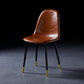 Nordic Style Dining Chairs Armless Side Chairs for Kitchen with Metal Legs Brown 1 Piece Black Gold Clearhalo ' kitchen&dining_furn' 'Dining Chairs' 'Dining Tables & Seating' 'dining_chair' 'furn' 'furn_dining_chair' 'Furniture' 'furniture_dining_chair' 'Kitchen & Dining Furniture' 'kitchen' 4317735