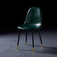 Nordic Style Dining Chairs Armless Side Chairs for Kitchen with Metal Legs Blackish Green 1 Piece Black Gold Clearhalo ' kitchen&dining_furn' 'Dining Chairs' 'Dining Tables & Seating' 'dining_chair' 'furn' 'furn_dining_chair' 'Furniture' 'furniture_dining_chair' 'Kitchen & Dining Furniture' 'kitchen' 4317741