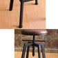 Industrial Leather Wood Counter Bar Stool Armless Adjustable Height Stool Clearhalo 'Bar Furniture' 'Bar Stools' 'bar_stools' 'furn' 'furn_bar_stools' 'furniture_bar_stools' 'Kitchen & Dining Furniture' 'kitchen&dining_furn' 'kitchen' 'kitchen_furn' Furniture' 4321000