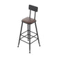 Industrial Distressed Bar Stool Bristol Bar Stool Leather with Cushion Clearhalo 'Bar Furniture' 'Bar Stools' 'bar_stools' 'furn' 'furn_bar_stools' 'furniture_bar_stools' 'Kitchen & Dining Furniture' 'kitchen&dining_furn' 'kitchen' 'kitchen_furn' Furniture' 4321040