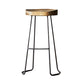 Industrial Backless and Armless Bar Stool Wooden Counter Stool 1 Piece Clearhalo 'Bar Furniture' 'Bar Stools' 'bar_stools' 'furn' 'furn_bar_stools' 'furniture_bar_stools' 'Kitchen & Dining Furniture' 'kitchen&dining_furn' 'kitchen' 'kitchen_furn' Furniture' 4321044