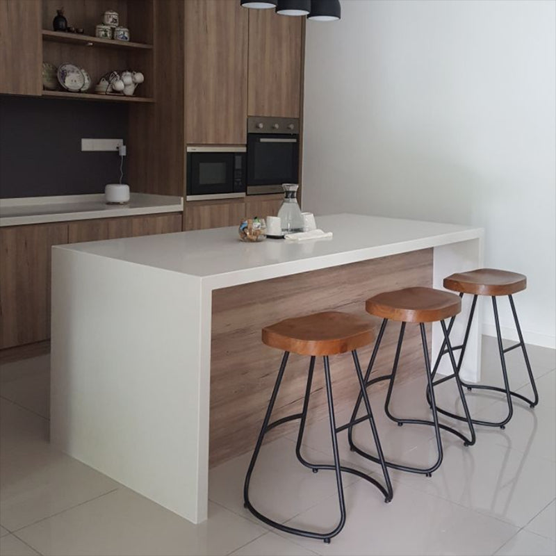 Industrial Backless and Armless Bar Stool Wooden Counter Stool Clearhalo 'Bar Furniture' 'Bar Stools' 'bar_stools' 'furn' 'furn_bar_stools' 'furniture_bar_stools' 'Kitchen & Dining Furniture' 'kitchen&dining_furn' 'kitchen' 'kitchen_furn' Furniture' 4321054