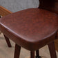 Modern Bar Stool Rubber Wooden Backrest Barstools with Soles Swivel Cushions Clearhalo 'Bar Furniture' 'Bar Stools' 'bar_stools' 'furn' 'furn_bar_stools' 'furniture_bar_stools' 'Kitchen & Dining Furniture' 'kitchen&dining_furn' 'kitchen' 'kitchen_furn' Furniture' 4321174