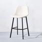 PU Leather Barstools Industrial Living Room Black Bar and Counter Stool Gloss White 1 Piece Counter Stool(26"H) Clearhalo 'Bar Furniture' 'Bar Stools' 'bar_stools' 'furn' 'furn_bar_stools' 'furniture_bar_stools' 'Kitchen & Dining Furniture' 'kitchen&dining_furn' 'kitchen' 'kitchen_furn' Furniture' 4321241