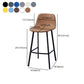 PU Leather Barstools Industrial Living Room Black Bar and Counter Stool Clearhalo 'Bar Furniture' 'Bar Stools' 'bar_stools' 'furn' 'furn_bar_stools' 'furniture_bar_stools' 'Kitchen & Dining Furniture' 'kitchen&dining_furn' 'kitchen' 'kitchen_furn' Furniture' 4321277