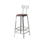 Industrial Bristol Bar and Counter Stool Vintage Brown with Iron Clearhalo 'Bar Furniture' 'Bar Stools' 'bar_stools' 'furn' 'furn_bar_stools' 'furniture_bar_stools' 'Kitchen & Dining Furniture' 'kitchen&dining_furn' 'kitchen' 'kitchen_furn' Furniture' 4321285