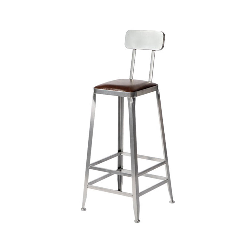 Industrial Bristol Bar and Counter Stool Vintage Brown with Iron Clearhalo 'Bar Furniture' 'Bar Stools' 'bar_stools' 'furn' 'furn_bar_stools' 'furniture_bar_stools' 'Kitchen & Dining Furniture' 'kitchen&dining_furn' 'kitchen' 'kitchen_furn' Furniture' 4321285