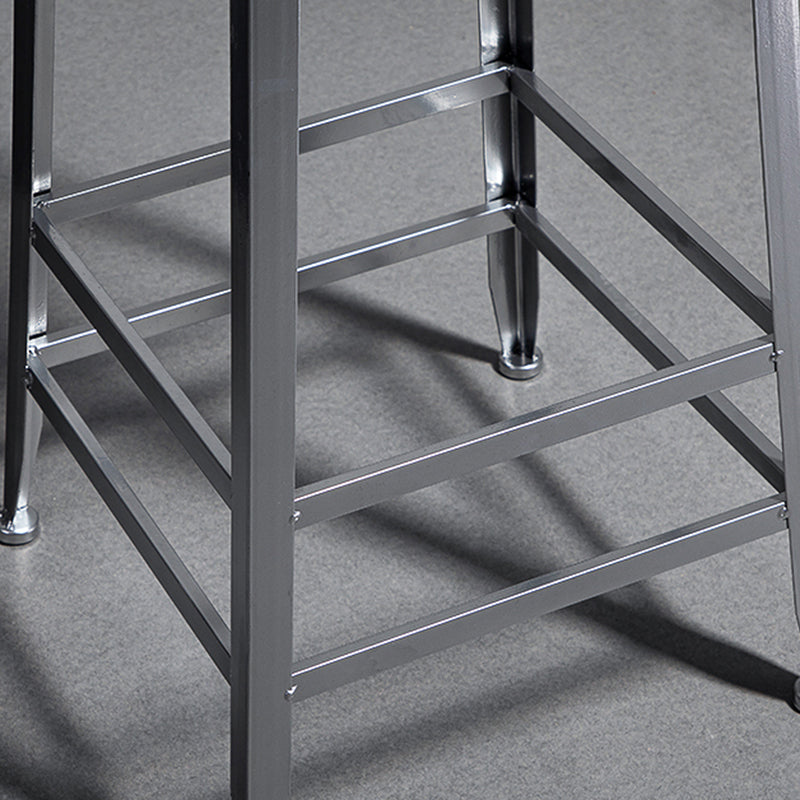 Industrial Bristol Bar and Counter Stool Vintage Brown with Iron Clearhalo 'Bar Furniture' 'Bar Stools' 'bar_stools' 'furn' 'furn_bar_stools' 'furniture_bar_stools' 'Kitchen & Dining Furniture' 'kitchen&dining_furn' 'kitchen' 'kitchen_furn' Furniture' 4321288