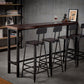 Iron Bar and Counter Stool Industrial Indoor Vintage Brown Counter Height Stools Clearhalo 'Bar Furniture' 'Bar Stools' 'bar_stools' 'furn' 'furn_bar_stools' 'furniture_bar_stools' 'Kitchen & Dining Furniture' 'kitchen&dining_furn' 'kitchen' 'kitchen_furn' Furniture' 4321322