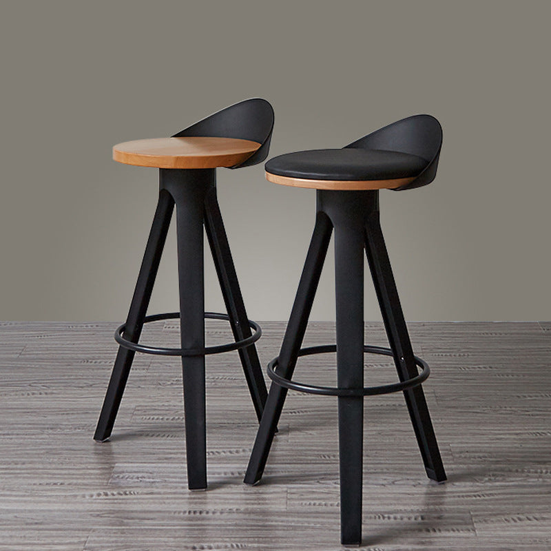 Industrial Padded Feet Barstools Bar Business Counter Height Stools Clearhalo 'Bar Furniture' 'Bar Stools' 'bar_stools' 'furn' 'furn_bar_stools' 'furniture_bar_stools' 'Kitchen & Dining Furniture' 'kitchen&dining_furn' 'kitchen' 'kitchen_furn' Furniture' 4321350