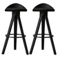 Industrial Padded Feet Barstools Bar Business Counter Height Stools Black 2 Piece Set Clearhalo 'Bar Furniture' 'Bar Stools' 'bar_stools' 'furn' 'furn_bar_stools' 'furniture_bar_stools' 'Kitchen & Dining Furniture' 'kitchen&dining_furn' 'kitchen' 'kitchen_furn' Furniture' 4321356