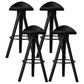 Industrial Padded Feet Barstools Bar Business Counter Height Stools Black 4 Piece Set Clearhalo 'Bar Furniture' 'Bar Stools' 'bar_stools' 'furn' 'furn_bar_stools' 'furniture_bar_stools' 'Kitchen & Dining Furniture' 'kitchen&dining_furn' 'kitchen' 'kitchen_furn' Furniture' 4321361