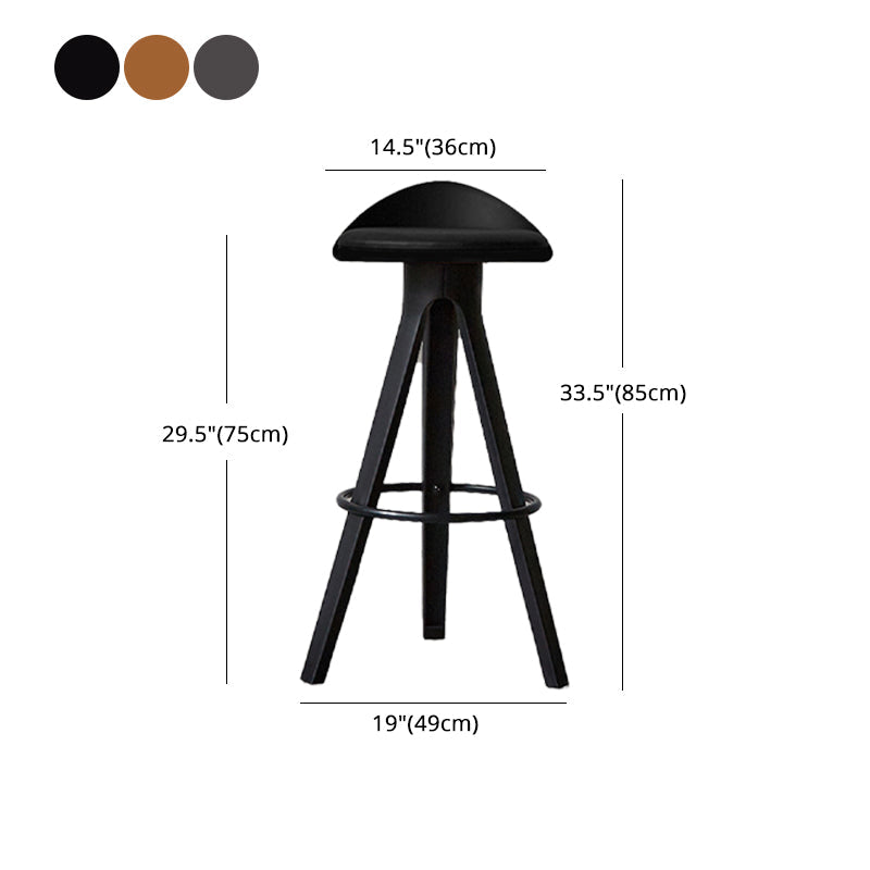 Industrial Padded Feet Barstools Bar Business Counter Height Stools Clearhalo 'Bar Furniture' 'Bar Stools' 'bar_stools' 'furn' 'furn_bar_stools' 'furniture_bar_stools' 'Kitchen & Dining Furniture' 'kitchen&dining_furn' 'kitchen' 'kitchen_furn' Furniture' 4321365