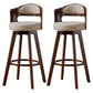 30.4" Scandinavian Bar Barstools Living Room Bar and Counter Stool with Solid Wood Khaki Brown 2 Piece Set Clearhalo 'Bar Furniture' 'Bar Stools' 'bar_stools' 'furn' 'furn_bar_stools' 'furniture_bar_stools' 'Kitchen & Dining Furniture' 'kitchen&dining_furn' 'kitchen' 'kitchen_furn' Furniture' 4321393