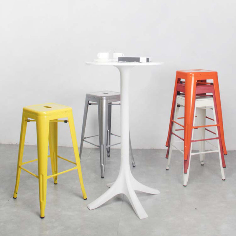 Industrial Style Bar Stools Stackable Wrought Iron Bar Cafe Metal High Chairs Clearhalo 'Bar Furniture' 'Bar Stools' 'bar_stools' 'furn' 'furn_bar_stools' 'furniture_bar_stools' 'Kitchen & Dining Furniture' 'kitchen&dining_furn' 'kitchen' 'kitchen_furn' Furniture' 4321420