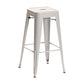 Industrial Style Bar Stools Stackable Wrought Iron Bar Cafe Metal High Chairs Silver 1 Piece Clearhalo 'Bar Furniture' 'Bar Stools' 'bar_stools' 'furn' 'furn_bar_stools' 'furniture_bar_stools' 'Kitchen & Dining Furniture' 'kitchen&dining_furn' 'kitchen' 'kitchen_furn' Furniture' 4321422