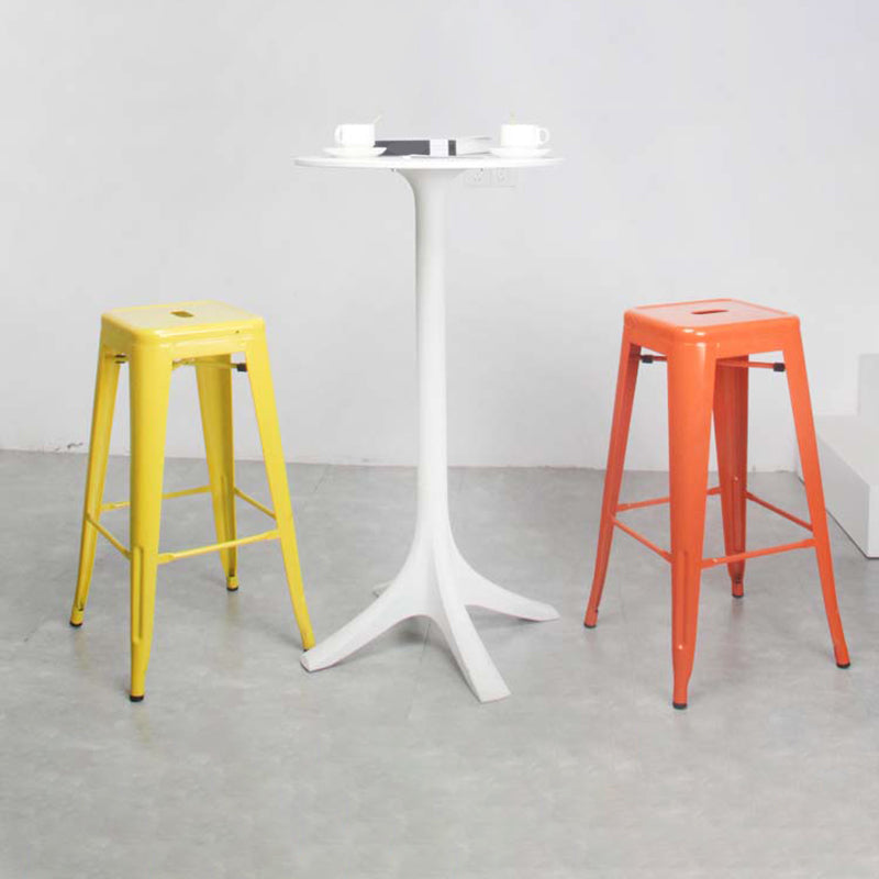 Industrial Style Bar Stools Stackable Wrought Iron Bar Cafe Metal High Chairs Clearhalo 'Bar Furniture' 'Bar Stools' 'bar_stools' 'furn' 'furn_bar_stools' 'furniture_bar_stools' 'Kitchen & Dining Furniture' 'kitchen&dining_furn' 'kitchen' 'kitchen_furn' Furniture' 4321423