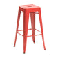 Industrial Style Bar Stools Stackable Wrought Iron Bar Cafe Metal High Chairs Red 1 Piece Clearhalo 'Bar Furniture' 'Bar Stools' 'bar_stools' 'furn' 'furn_bar_stools' 'furniture_bar_stools' 'Kitchen & Dining Furniture' 'kitchen&dining_furn' 'kitchen' 'kitchen_furn' Furniture' 4321449