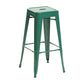 Industrial Style Bar Stools Stackable Wrought Iron Bar Cafe Metal High Chairs Green 1 Piece Clearhalo 'Bar Furniture' 'Bar Stools' 'bar_stools' 'furn' 'furn_bar_stools' 'furniture_bar_stools' 'Kitchen & Dining Furniture' 'kitchen&dining_furn' 'kitchen' 'kitchen_furn' Furniture' 4321452