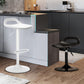 Dining Room Modern Leather Barstool Rotating Lifting Bar Stool with Backrests Clearhalo 'Bar Furniture' 'Bar Stools' 'bar_stools' 'furn' 'furn_bar_stools' 'furniture_bar_stools' 'Kitchen & Dining Furniture' 'kitchen&dining_furn' 'kitchen' 'kitchen_furn' Furniture' 4321457