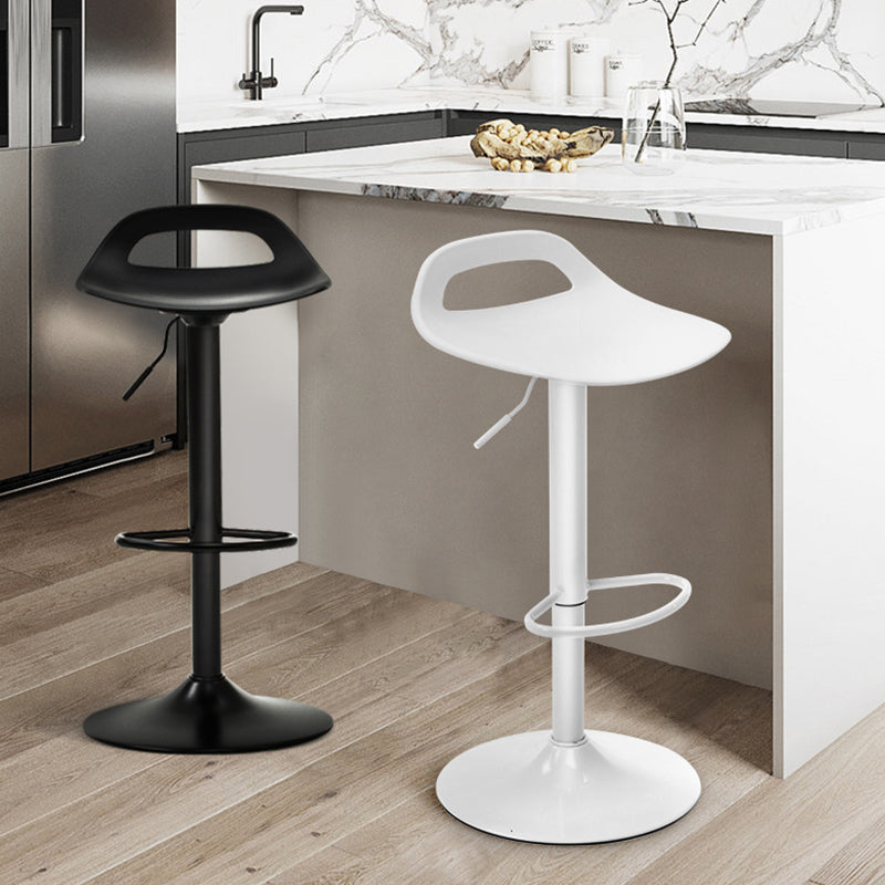 Dining Room Modern Leather Barstool Rotating Lifting Bar Stool with Backrests Clearhalo 'Bar Furniture' 'Bar Stools' 'bar_stools' 'furn' 'furn_bar_stools' 'furniture_bar_stools' 'Kitchen & Dining Furniture' 'kitchen&dining_furn' 'kitchen' 'kitchen_furn' Furniture' 4321460