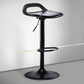 Dining Room Modern Leather Barstool Rotating Lifting Bar Stool with Backrests Black 1 Piece Clearhalo 'Bar Furniture' 'Bar Stools' 'bar_stools' 'furn' 'furn_bar_stools' 'furniture_bar_stools' 'Kitchen & Dining Furniture' 'kitchen&dining_furn' 'kitchen' 'kitchen_furn' Furniture' 4321463