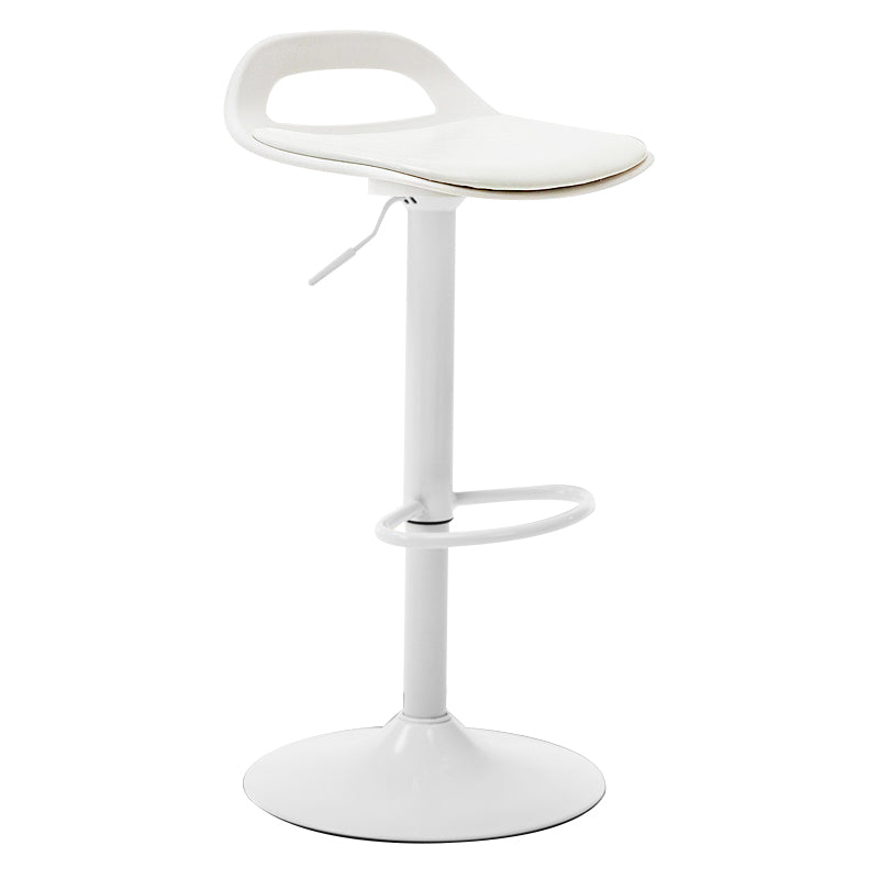Dining Room Modern Leather Barstool Rotating Lifting Bar Stool with Backrests Clearhalo 'Bar Furniture' 'Bar Stools' 'bar_stools' 'furn' 'furn_bar_stools' 'furniture_bar_stools' 'Kitchen & Dining Furniture' 'kitchen&dining_furn' 'kitchen' 'kitchen_furn' Furniture' 4321464