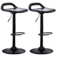 Dining Room Modern Leather Barstool Rotating Lifting Bar Stool with Backrests Black 2 Piece Set Clearhalo 'Bar Furniture' 'Bar Stools' 'bar_stools' 'furn' 'furn_bar_stools' 'furniture_bar_stools' 'Kitchen & Dining Furniture' 'kitchen&dining_furn' 'kitchen' 'kitchen_furn' Furniture' 4321466