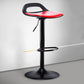 Dining Room Modern Leather Barstool Rotating Lifting Bar Stool with Backrests Red 1 Piece Clearhalo 'Bar Furniture' 'Bar Stools' 'bar_stools' 'furn' 'furn_bar_stools' 'furniture_bar_stools' 'Kitchen & Dining Furniture' 'kitchen&dining_furn' 'kitchen' 'kitchen_furn' Furniture' 4321477