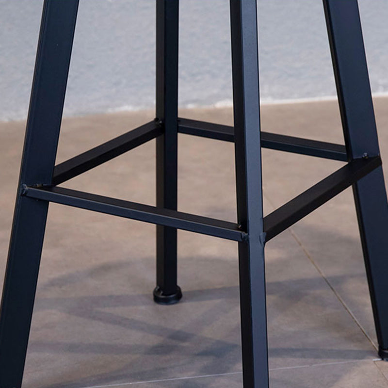 Swivel Solid Wood Bar Stool Adjustable Height Industrial Barstool for Coffee Shop Clearhalo 'Bar Furniture' 'Bar Stools' 'bar_stools' 'furn' 'furn_bar_stools' 'furniture_bar_stools' 'Kitchen & Dining Furniture' 'kitchen&dining_furn' 'kitchen' 'kitchen_furn' Furniture' 4321484