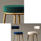 Nordic Velvet Cushion Barstool Gold 4 Legs Bar Stool for Indoor Clearhalo 'Bar Furniture' 'Bar Stools' 'bar_stools' 'furn' 'furn_bar_stools' 'furniture_bar_stools' 'Kitchen & Dining Furniture' 'kitchen&dining_furn' 'kitchen' 'kitchen_furn' Furniture' 4321503