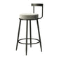 Modern Upholstered Barstool Metal 4 Legs Armless Bar Stool for Indoor(Set of 4) Clearhalo 'Bar Furniture' 'Bar Stools' 'bar_stools' 'furn' 'furn_bar_stools' 'furniture_bar_stools' 'Kitchen & Dining Furniture' 'kitchen&dining_furn' 'kitchen' 'kitchen_furn' Furniture' 4321521