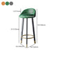 Modern Simple 28-inch Barstool Metal 3 Legs Bar Stool for Indoor, 1 Piece Clearhalo 'Bar Furniture' 'Bar Stools' 'bar_stools' 'furn' 'furn_bar_stools' 'furniture_bar_stools' 'Kitchen & Dining Furniture' 'kitchen&dining_furn' 'kitchen' 'kitchen_furn' Furniture' 4321543