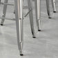 Industrial Style Armless Barstool Iron Frame Counter Stools for Coffee Shop Clearhalo 'Bar Furniture' 'Bar Stools' 'bar_stools' 'furn' 'furn_bar_stools' 'furniture_bar_stools' 'Kitchen & Dining Furniture' 'kitchen&dining_furn' 'kitchen' 'kitchen_furn' Furniture' 4321556