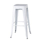 Industrial Style Armless Barstool Iron Frame Counter Stools for Coffee Shop White Backless 1 Piece Clearhalo 'Bar Furniture' 'Bar Stools' 'bar_stools' 'furn' 'furn_bar_stools' 'furniture_bar_stools' 'Kitchen & Dining Furniture' 'kitchen&dining_furn' 'kitchen' 'kitchen_furn' Furniture' 4321560