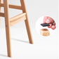 Nordic Style Wood Barstool 30-inch Legs Bar Stool with Velvet Upholstered Clearhalo 'Bar Furniture' 'Bar Stools' 'bar_stools' 'furn' 'furn_bar_stools' 'furniture_bar_stools' 'Kitchen & Dining Furniture' 'kitchen&dining_furn' 'kitchen' 'kitchen_furn' Furniture' 4321597