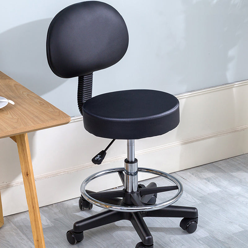 1 Pcs Scandinavian Adjustable Height Counter Stools Metal Black Bar Stools with Footrest Clearhalo 'Bar Furniture' 'Bar Stools' 'bar_stools' 'furn' 'furn_bar_stools' 'furniture_bar_stools' 'Kitchen & Dining Furniture' 'kitchen&dining_furn' 'kitchen' 'kitchen_furn' Furniture' 4321637