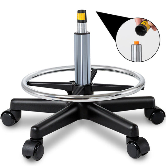 1 Pcs Scandinavian Adjustable Height Counter Stools Metal Black Bar Stools with Footrest Clearhalo 'Bar Furniture' 'Bar Stools' 'bar_stools' 'furn' 'furn_bar_stools' 'furniture_bar_stools' 'Kitchen & Dining Furniture' 'kitchen&dining_furn' 'kitchen' 'kitchen_furn' Furniture' 4321638