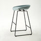 Scandinavian Style Bar-stool with Bucket Seat Counter Chair for Kitchen Bar Pewter 1 Piece Counter Stool(26"H) Clearhalo 'Bar Furniture' 'Bar Stools' 'bar_stools' 'furn' 'furn_bar_stools' 'furniture_bar_stools' 'Kitchen & Dining Furniture' 'kitchen&dining_furn' 'kitchen' 'kitchen_furn' Furniture' 4321663