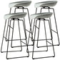 Scandinavian Style Bar-stool with Bucket Seat Counter Chair for Kitchen Bar Grey 4 Piece Set Bar Stool(30"H) Clearhalo 'Bar Furniture' 'Bar Stools' 'bar_stools' 'furn' 'furn_bar_stools' 'furniture_bar_stools' 'Kitchen & Dining Furniture' 'kitchen&dining_furn' 'kitchen' 'kitchen_furn' Furniture' 4321680