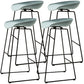 Scandinavian Style Bar-stool with Bucket Seat Counter Chair for Kitchen Bar Pewter 4 Piece Set Bar Stool(30"H) Clearhalo 'Bar Furniture' 'Bar Stools' 'bar_stools' 'furn' 'furn_bar_stools' 'furniture_bar_stools' 'Kitchen & Dining Furniture' 'kitchen&dining_furn' 'kitchen' 'kitchen_furn' Furniture' 4321686