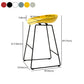 Scandinavian Style Bar-stool with Bucket Seat Counter Chair for Kitchen Bar Clearhalo 'Bar Furniture' 'Bar Stools' 'bar_stools' 'furn' 'furn_bar_stools' 'furniture_bar_stools' 'Kitchen & Dining Furniture' 'kitchen&dining_furn' 'kitchen' 'kitchen_furn' Furniture' 4321692