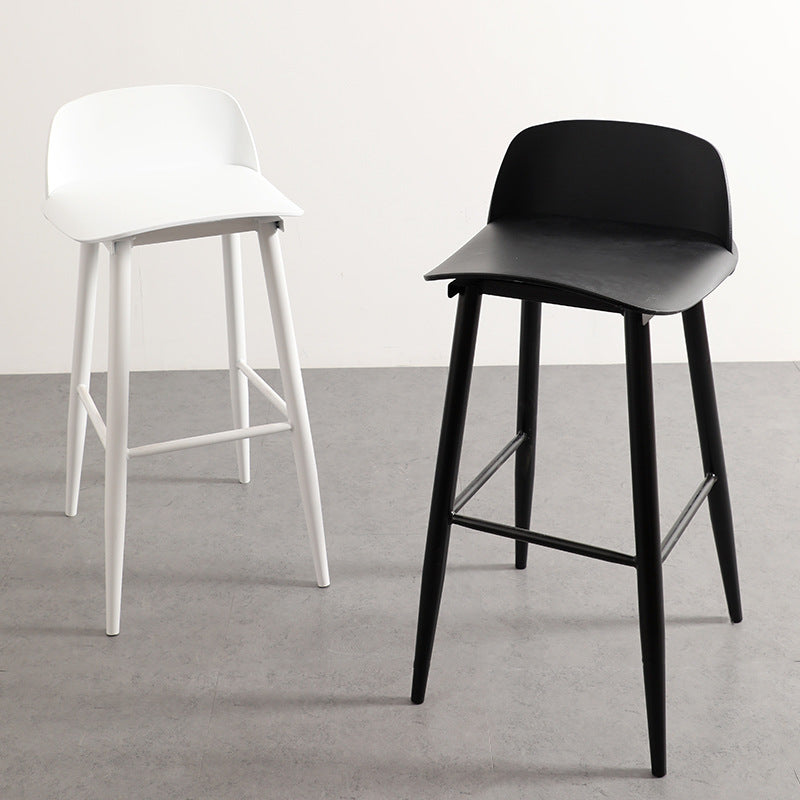 Scandinavian Style Bar-stool with Pp Seat Counter Stool for Kitchen Bar(Set of 2) Clearhalo 'Bar Furniture' 'Bar Stools' 'bar_stools' 'furn' 'furn_bar_stools' 'furniture_bar_stools' 'Kitchen & Dining Furniture' 'kitchen&dining_furn' 'kitchen' 'kitchen_furn' Furniture' 4321699