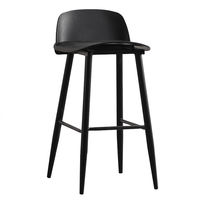 Scandinavian Style Bar-stool with Pp Seat Counter Stool for Kitchen Bar(Set of 2) Clearhalo 'Bar Furniture' 'Bar Stools' 'bar_stools' 'furn' 'furn_bar_stools' 'furniture_bar_stools' 'Kitchen & Dining Furniture' 'kitchen&dining_furn' 'kitchen' 'kitchen_furn' Furniture' 4321702