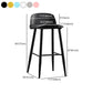 Scandinavian Style Bar-stool with Pp Seat Counter Stool for Kitchen Bar(Set of 2) Clearhalo 'Bar Furniture' 'Bar Stools' 'bar_stools' 'furn' 'furn_bar_stools' 'furniture_bar_stools' 'Kitchen & Dining Furniture' 'kitchen&dining_furn' 'kitchen' 'kitchen_furn' Furniture' 4321714